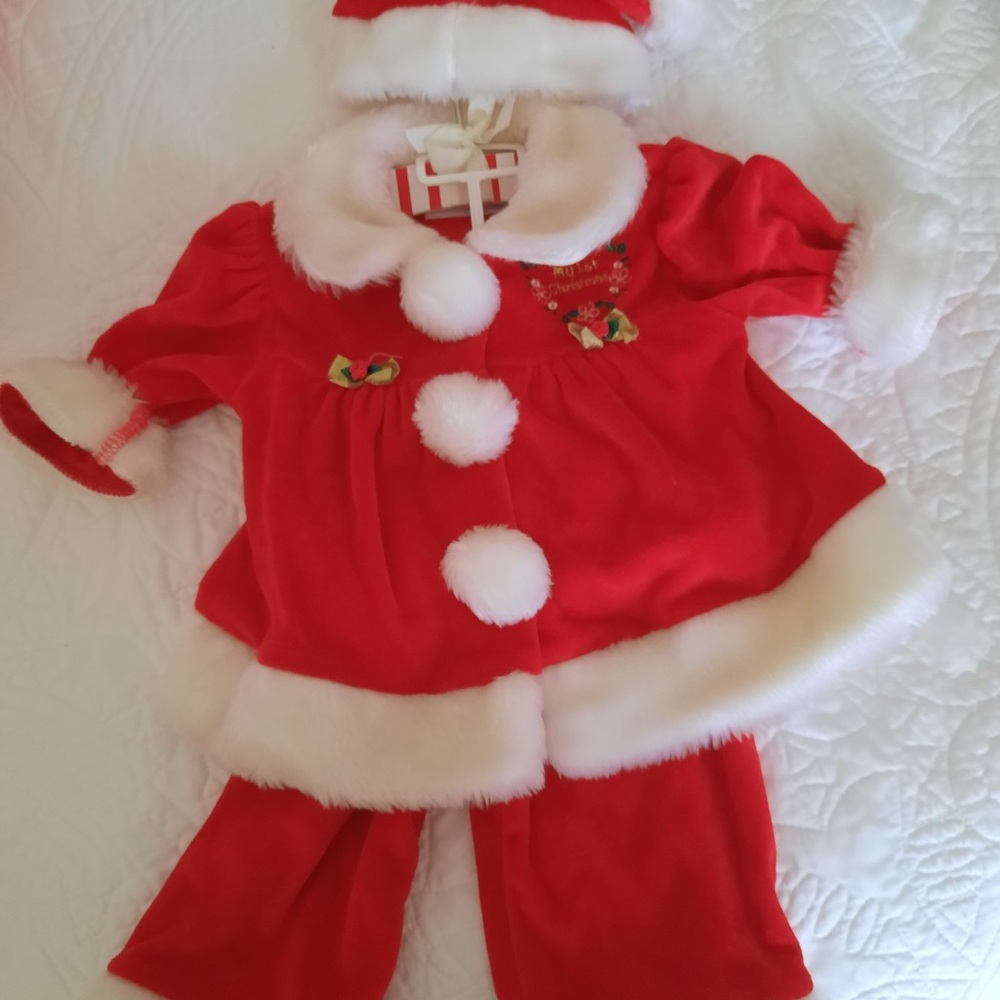 Charming Red Holiday Outfit for Kids